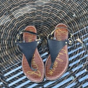 Sam Edelman Black and Brown Sandals
